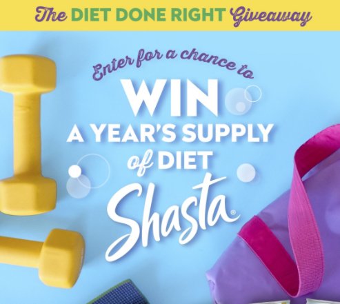 The Shasta Diet Done Right Giveaway