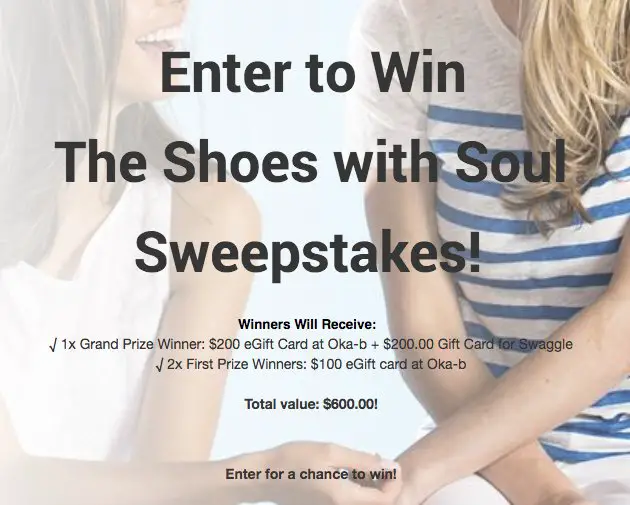 The Shoes with Soul Sweepstakes!