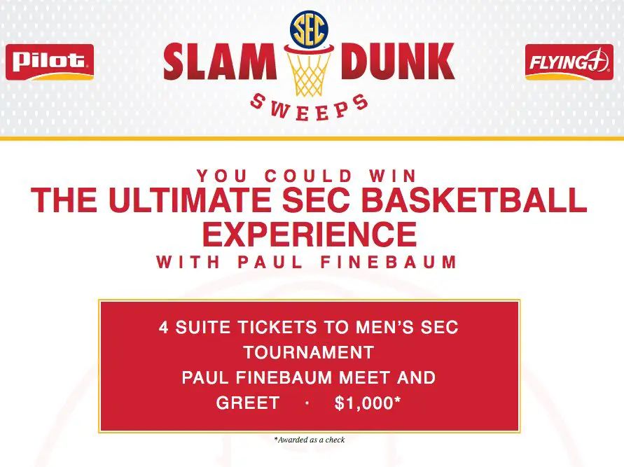 The Slam Dunk Sweepstakes