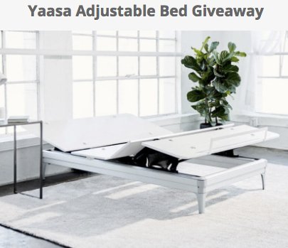 The Sleepopolis Yaasa Adjustable Bed Base Giveaway