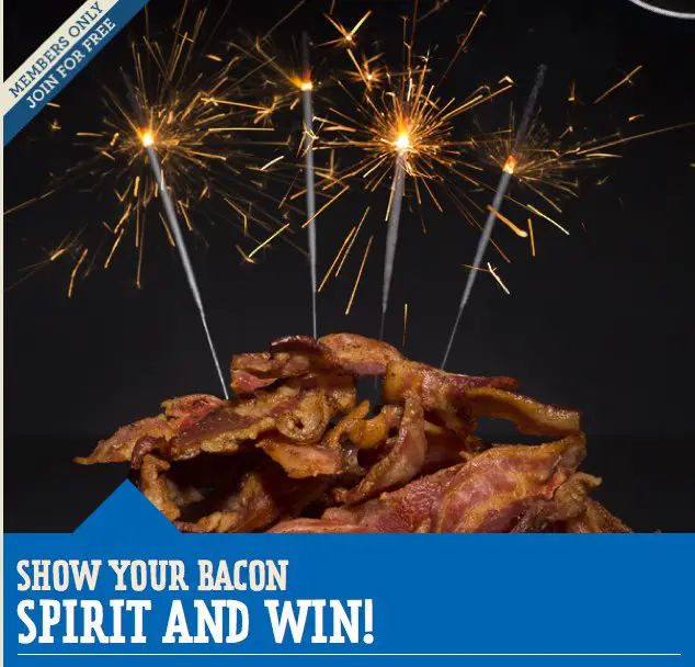 The Smithfield Farmland Bacon Blub Bacon Nation Sweepstakes is a Porker!