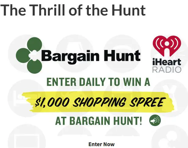 The Thrill of The Hunt Sweepstakes