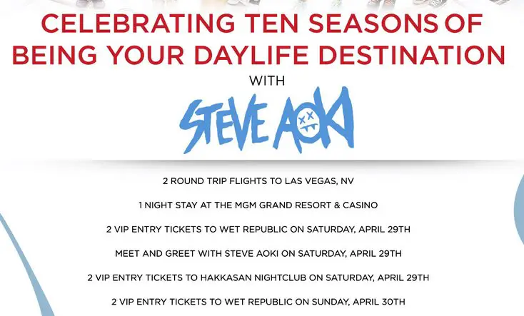The Ultimate Daylife Destination Sweepstakes