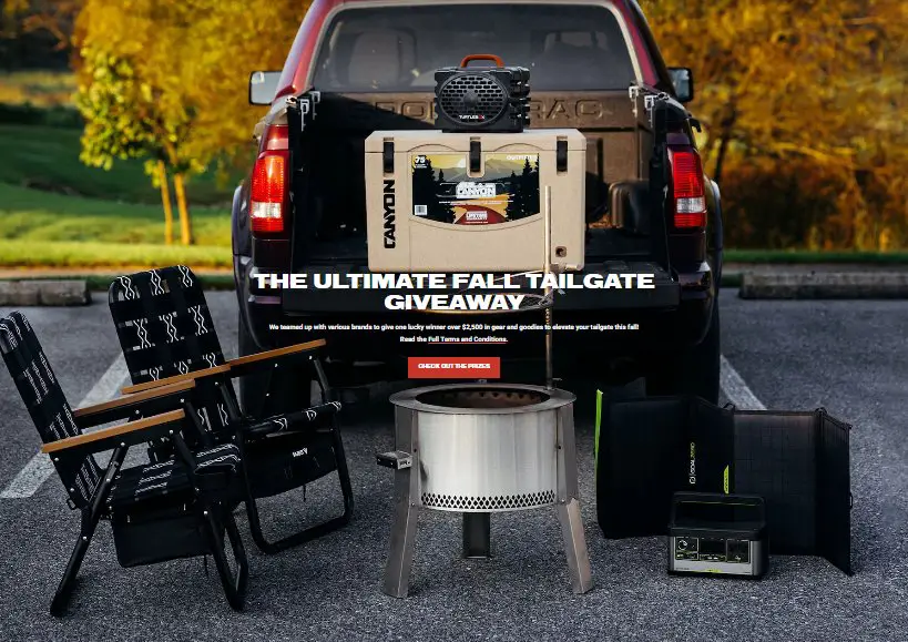 The Ultimate Fall Tailgate Giveaway – Win A $2,500 Prize Package