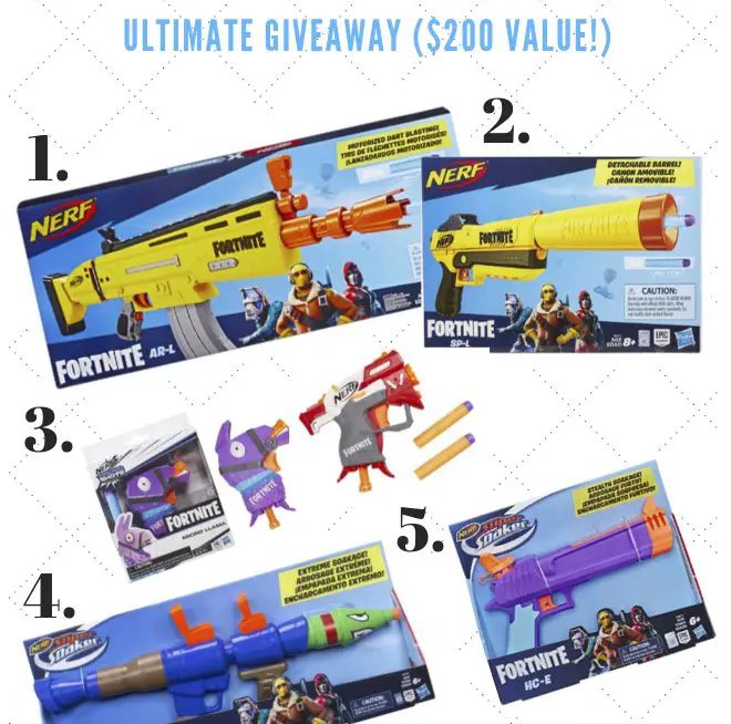 The Ultimate NERF Fortnite Giveaway