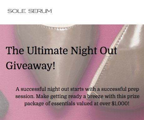 The Ultimate Night Out Giveaway