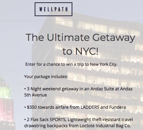 The Ultimate NYC Getaway Sweepstakes