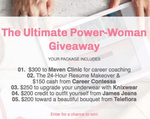 The Ultimate Power Woman Sweepstakes