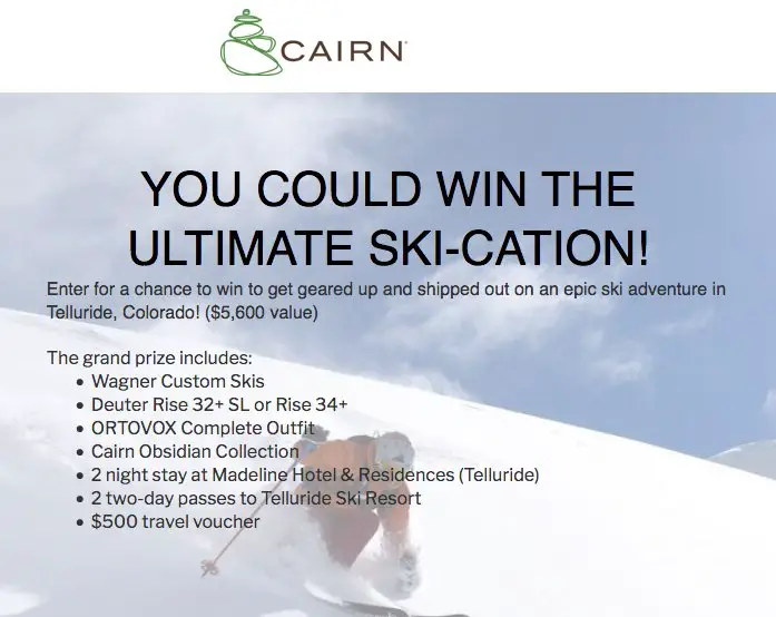 The Ultimate Ski-Cation Sweepstakes