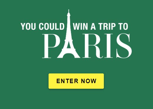 The Valpak Win A Trip To Paris Sweepstakes - Win A $5,000 Trip For 2 To Paris