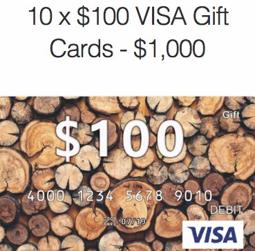 The Viance $100 Visa Gift Card Sweepstakes