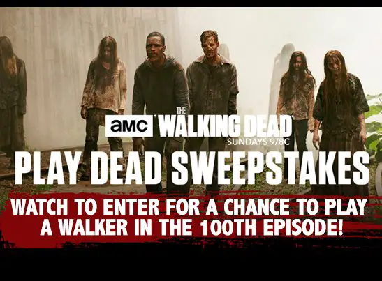 The Walking Dead Play Dead Sweepstakes