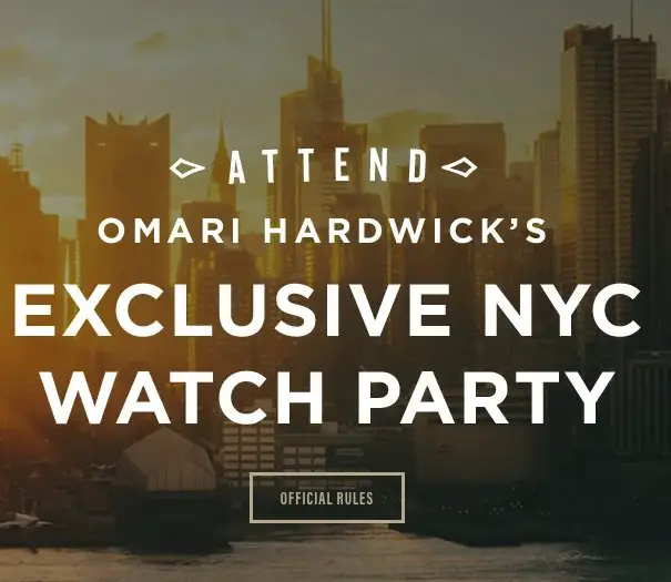 The Watch Party with Omari Hardwick Sweepstakes