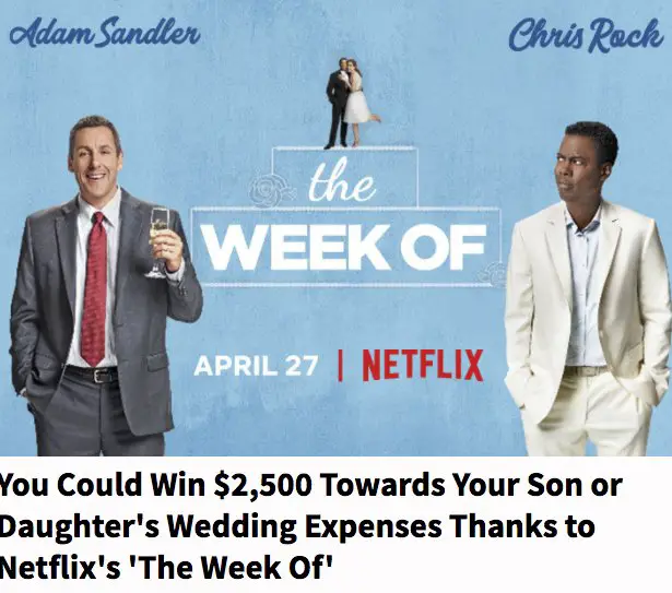 The Week Of Sweepstakes