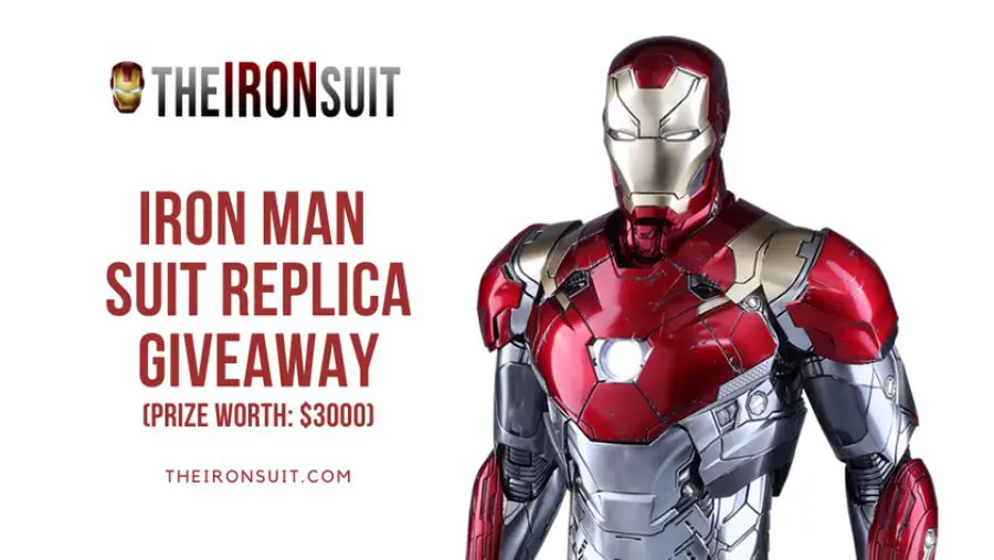 TheIronSuit.com Iron Man Suit Replica Giveaway - Win A $3,000 Iron Man Suit