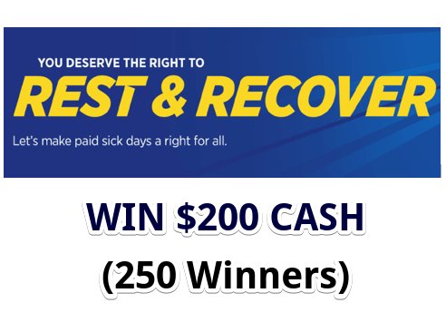 Theraflu Rest & Recover Fund Sweepstakes - $200 Cash, 250 Winners