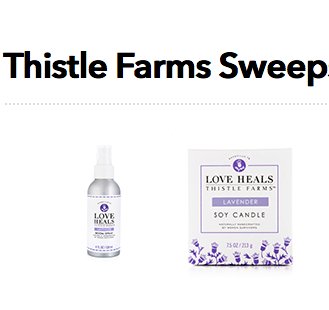 Thistle Farms Sweepstakes