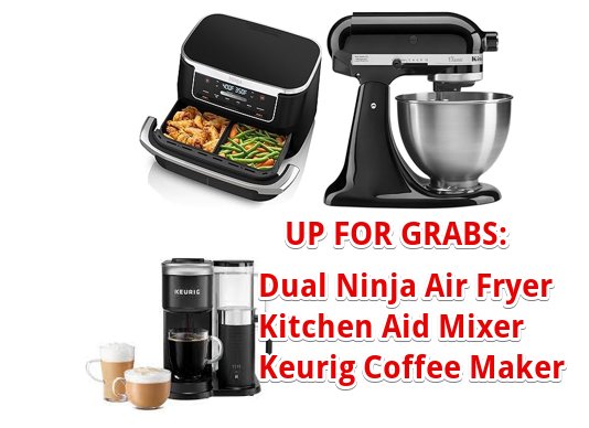 Thomas Henry A Very Merry Kitchen Essentials Giveaway – Win A Dual Ninja Air Fryer, Kitchen Aid, & Keurig Coffee Maker