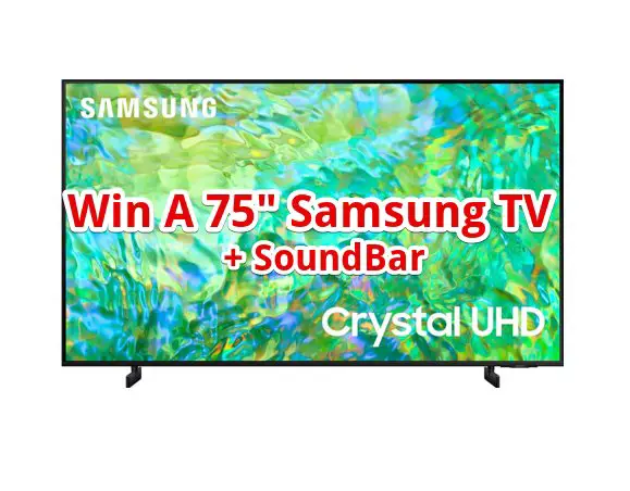 Thomas J Henry A Very Merry Staycation Giveaway - Win A 75 Inch Samsung TV & Bose SoundBar