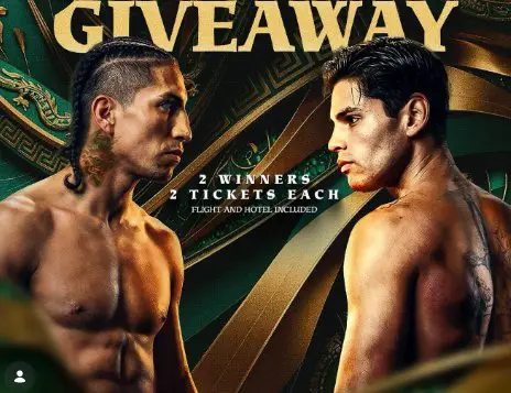 Thomas J Henry Barrios vs Garcia Ticket Giveaway - Win a trip for 2 to Vegas