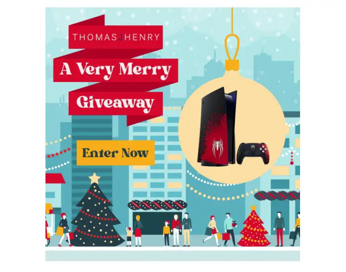 Thomas J. Henry Injury Attorneys A Very Merry Super Gamer Giveaway - Win A Limited Edition PlayStation 5