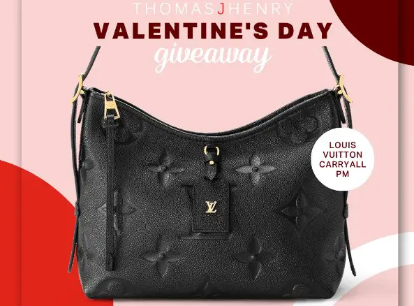 Thomas J. Henry Valentine's Day Giveaway - Win A Louis Vuitton CarryAll  Bag