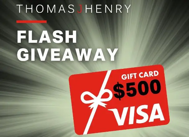 Thomas J. Henry VISA Gift Card Giveaway - Win A $500 VISA Gift Card