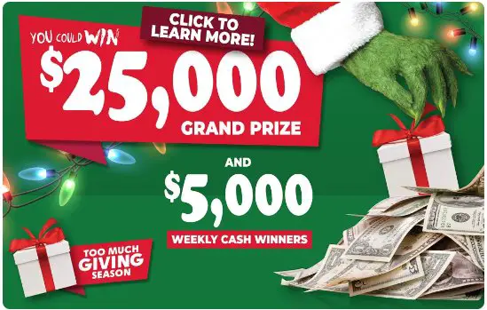 Thornton’s Too Much Giving Season Cash Giveaway - Win $25,000 Or $5,000 Cash (10 Winners)