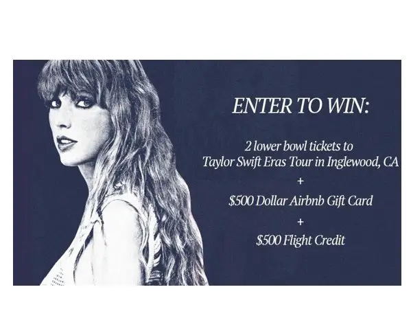 Thread Wallets Taylor Swift Giveaway - Win A Trip For 2 To Inglewood For A Taylor Swift Concert