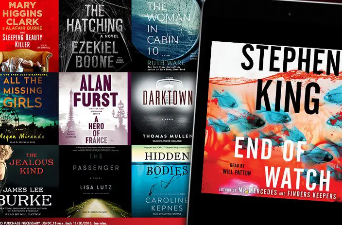 The THRILLER 2016 Audiobook Sweepstakes!