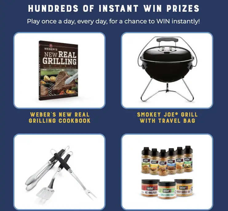 Thrilling Grilling Instant Win Sweepstakes