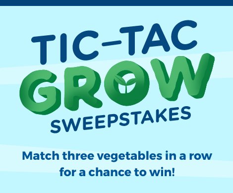Tic-Tac Grow Sweepstakes