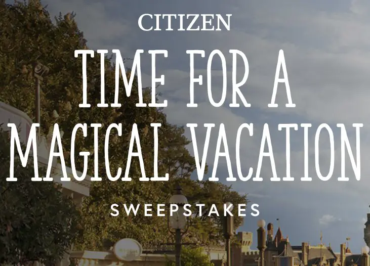 Time For A Magical Vacation Sweepstakes