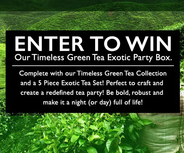 Timeless Green Tea Collection Giveaway