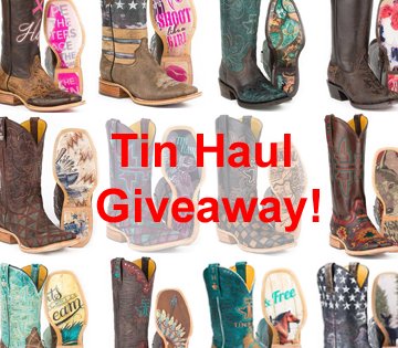 Tin Haul Boots Giveaway