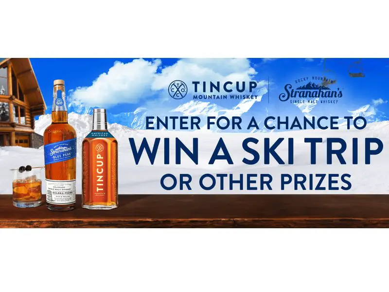 TINCUP & Stranahan’s Ski Promotion - Win A Ski Trip For Two To Steamboat Springs, CO & More