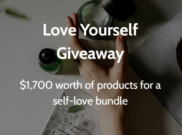Tiny Rituals Love Yourself Giveaway - Win A $1,700 Self-Love Bundle