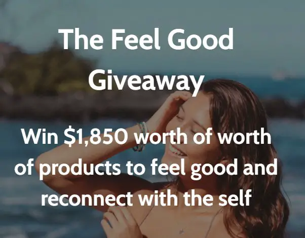 Tiny Rituals' The Feel Good Giveaway - Win A $1,850 Feel Good Prize Package