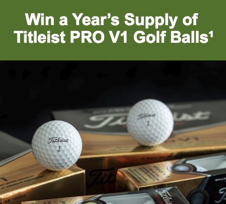 Titleist Giveaway