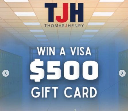 TJH Back To School New Year New Gear Giveaway - $500 Visa Gift Card, 10 Winners