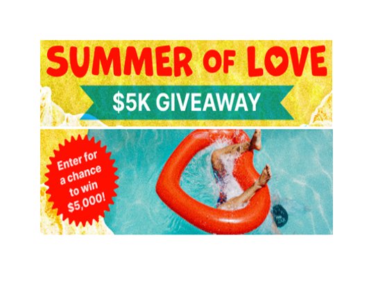 TLC Summer of Love $5K Giveaway - Win $5000 Cash