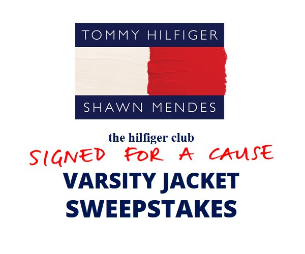 Tommy Hilfiger Signed For A Cause Varsity Jacket Sweepstakes - Win A Custom Designed Jacket + $1,000 Gift Card