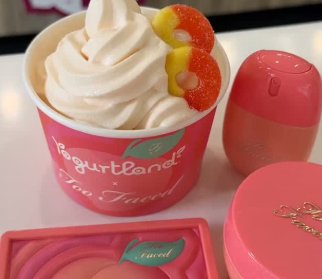 Too Faced Cosmetics X Yogurtland Peach Prize Pack Giveaway - Beauty Products & $100 Yogurtland Gift Card Up For Grabs
