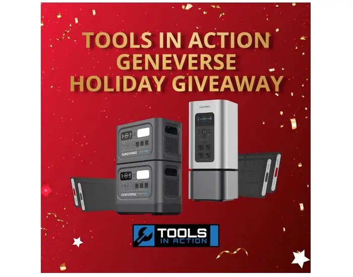 Tools In Action Holiday Geneverse Giveaway - Win HomePower Generators With Solar Charging Features(8 Winners)