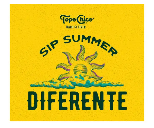 Topo Chico Hard Seltzer Summer Diferente - 1,130 winners = $10, 1,130 winners = $5