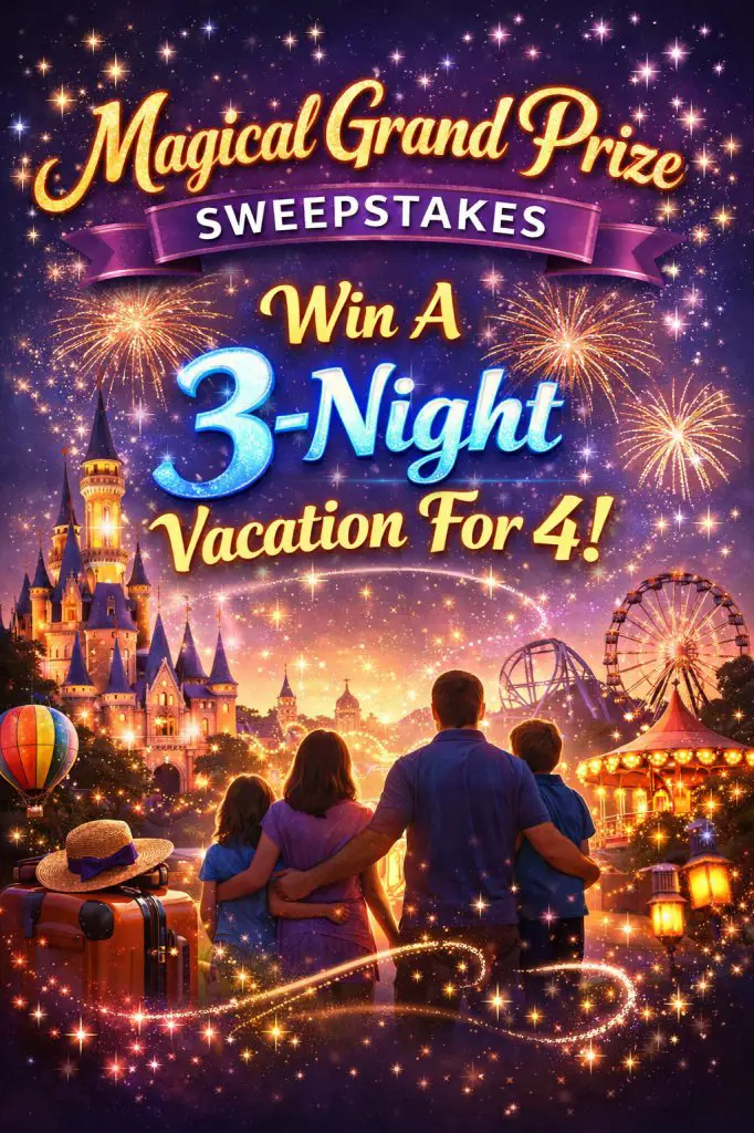 Topps Magical Grand Prize Sweepstakes – Win A 3-Night Vacation For 4 To Disneyland Resort