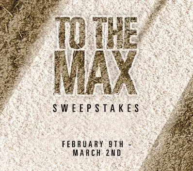 #tothemax Carpet Sweepstakes