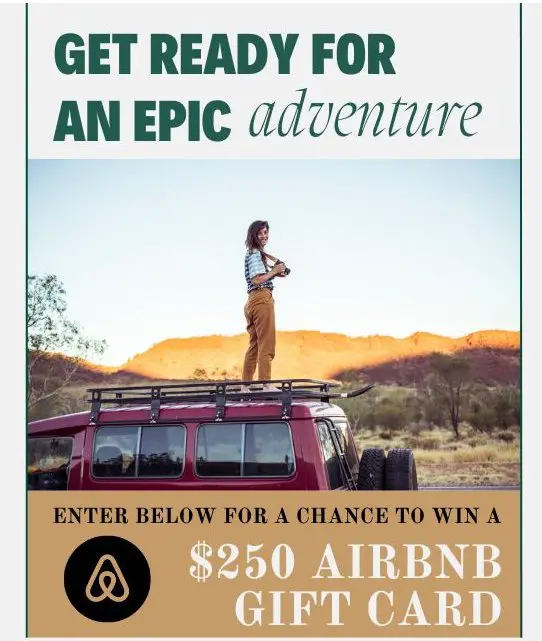 Tour Louisiana Sweepstakes – Win A Getaway To Anywhere Of Your Choice With A $250 Airbnb Gift Card