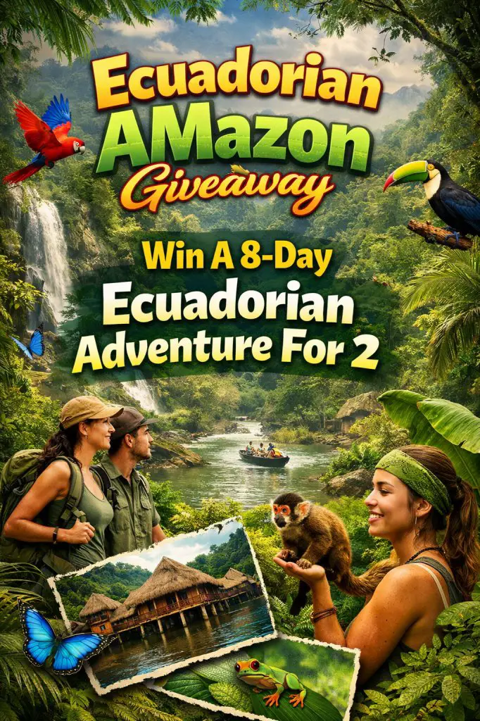 Tour Radar Ecuadorian Amazon Giveaway – Win An 8-Day Ecuadorian Adventure For 2