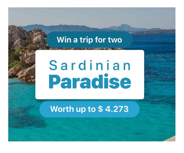 Tour Radar Sardinian Paradise Contest - Win an 8-Day Tour of Sardinia, Italy